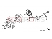 HONDA SFX50S1 SFX50 2001 E-3 GENERATOR
