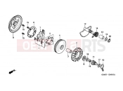 HONDA SFX50S1 SFX50 2001 E-6 DRIVE FRONT / DRIVE SHAFT