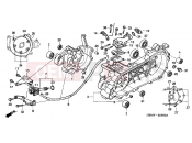 HONDA SFX50S1 SFX50 2001 E-9 CRANKSHAFT / OIL PUMP
