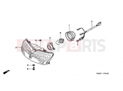 HONDA SFX50S1 SFX50 2001 F-1 HEADLIGHT