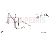 HONDA SFX50S1 SFX50 2001 F-18 SUPPORT / BLOWER ARM