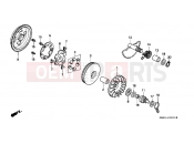 HONDA SFX50T SFX50 1996 E-6 DRIVE FRONT / DRIVE SHAFT