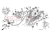 HONDA SFX50T SFX50 1996 E-9 CRANKSHAFT / OIL PUMP