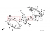 HONDA SFX50T SFX50 1996 F-5 STEERING HANDLE / HANDLE COVER