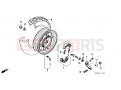 HONDA SFX50T SFX50 1996 F-11 REAR WHEEL
