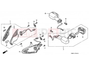 HONDA SFX50T SFX50 1996 F-20 FLASHING