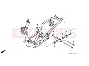 HONDA SFX50T SFX50 1996 F-23 FRAME HOUSING