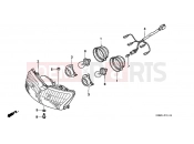 HONDA SFX50T SFX50 1996 F-1-1 HEADLAMP (IT)