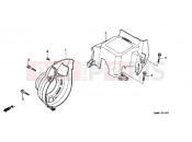 HONDA SFX50X SFX50 1999 E-1 FAN COVER / COVER