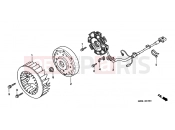 HONDA SFX50X SFX50 1999 E-3 GENERATOR