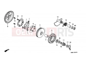 HONDA SFX50X SFX50 1999 E-6 DRIVE FRONT / DRIVE SHAFT
