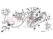 HONDA SFX50X SFX50 1999 E-9 CRANKSHAFT / OIL PUMP