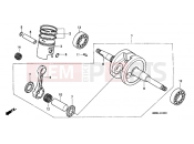 HONDA SFX50X SFX50 1999 E-10 CRANKSHAFT / PISTON