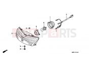 HONDA SFX50X SFX50 1999 F-1 HEADLIGHT (1)