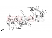 HONDA SFX50X SFX50 1999 F-5 STEERING HANDLE / HANDLE COVER (1)