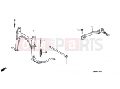 HONDA SFX50X SFX50 1999 F-18 SUPPORT / BLOWER ARM