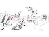 HONDA SFX50X SFX50 1999 F-20 FLASHING (1)