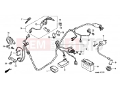 HONDA SFX50X SFX50 1999 F-22 WIRING HARNESS / IGNITION COIL / BATTERY