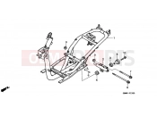 HONDA SFX50X SFX50 1999 F-23 FRAME HOUSING