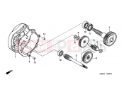 HONDA SFX50Y SFX50 2000 E-8 TRANSMISSION