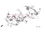 HONDA SFX50Y SFX50 2000 F-5 STEERING HANDLE / HANDLE COVER
