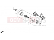 HONDA SH501 SH Fifty 2001 E-4 STARTER ENGINE