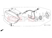 HONDA SH501 SH Fifty 2001 F-1 HEADLIGHT