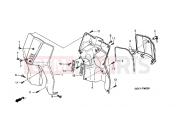 HONDA SH501 SH Fifty 2001 F-6 FRONT COVER / INNER BOX