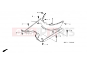 HONDA SH501 SH Fifty 2001 F-8 FLOOR PANEL
