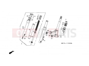 HONDA SH501 SH Fifty 2001 F-10 FRONT FORK