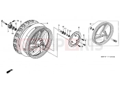 HONDA SH501 SH Fifty 2001 F-12 FRONT WHEEL
