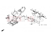 HONDA SH501 SH Fifty 2001 F-25 FRAME HOUSING