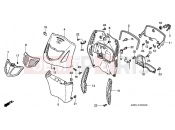 HONDA SH1251 SH125 2001 F-8 FRONT COVER