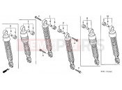 HONDA SH1251 SH125 2001 F-21 REAR SHOCK ABSORBER