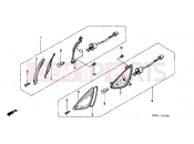 HONDA SH1251 SH125 2001 F-23 FLASHING