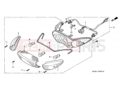 HONDA SH1251 SH125 2001 F-24 REAR COMBINATION LAMP