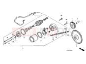 HONDA SH1254 SH125 2004 E-10 STARTER ENGINE