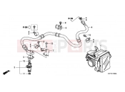 HONDA SH1256 SH125i 2006 E-17 THROTTLE HOUSING
