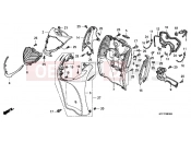 HONDA SH1256 SH125i 2006 F-8 FRONT COVER