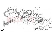 HONDA SH125A SH125i 2010 F-18 AIR FILTER