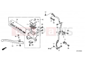 HONDA SH125C SH125i 2012 F-4 FRONT MASTER CYLINDER
