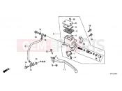 HONDA SH125C SH125i 2012 F-4-1 REAR MASTER CYLINDER