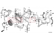 HONDA SH125C SH125i 2012 F-27 RADIATOR