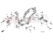HONDA SH125R8 SH125i 2008 F-26 FRAME HOUSING