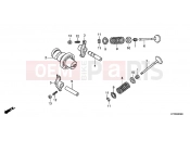 HONDA SH125RB SH125i 2011 E-3 CAMSHAFT / VALVE