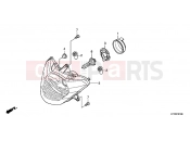 HONDA SH125RB SH125i 2011 F-1 HEADLIGHT