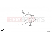 HONDA SH125RB SH125i 2011 F-7 FRONT FENDER