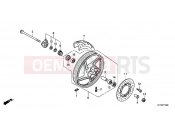 HONDA SH125RB SH125i 2011 F-13 FRONT WHEEL