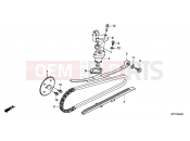 HONDA SH125RC SH125i 2012 E-4 TIMING CHAIN ​​/ TENSIONER