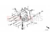 HONDA SH125RC SH125i 2012 E-7 RIGHT CRANKSHAFT COVER